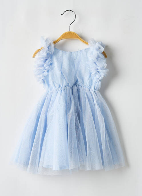 Rochie lungă albastru LES PETITS INCLASSABLES fată