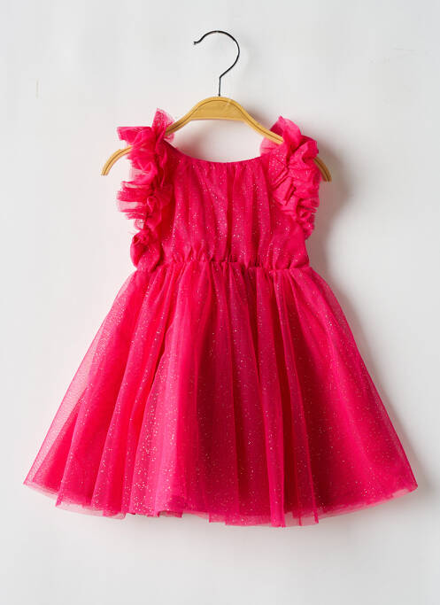 Rochie lungă roz LES PETITS INCLASSABLES fată