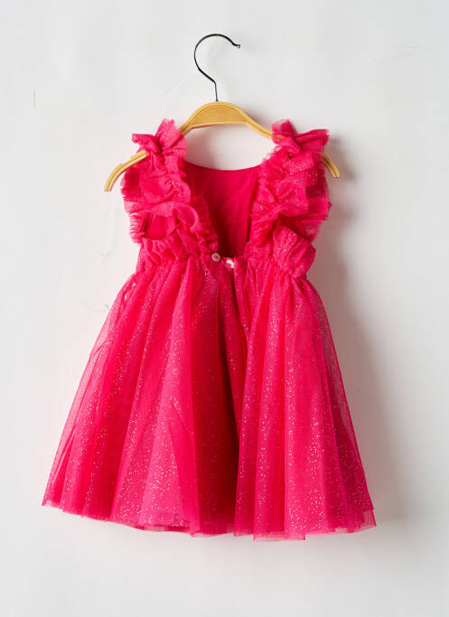 Rochie lungă roz LES PETITS INCLASSABLES fată