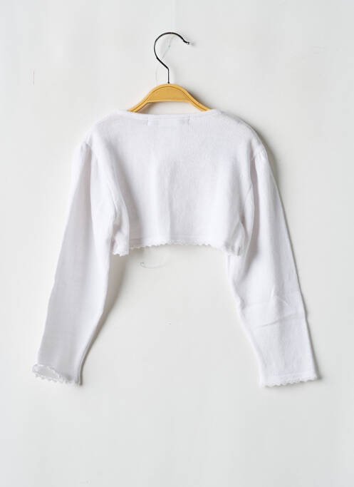 Bolero alb LES PETITS INCLASSABLES fată