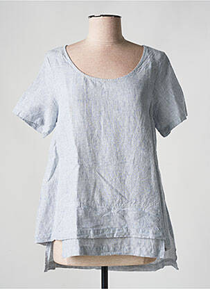 Tunică mâneci scurte albastru KOKOMARINA femeie