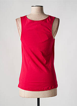 Tricou elasticitate mâneci scurte roz LES RACINES DU CIEL femeie