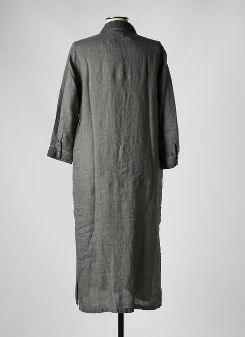 Rochie lungă gri 120% LINO femeie