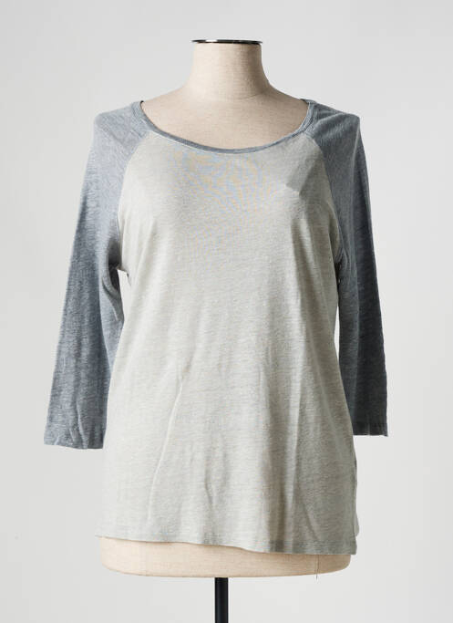 Tricou gri MAJESTIC FILATURES femeie