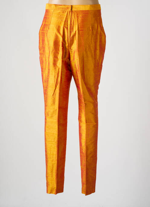 Pantalon slim portocaliu KREYANN DOUALA femeie