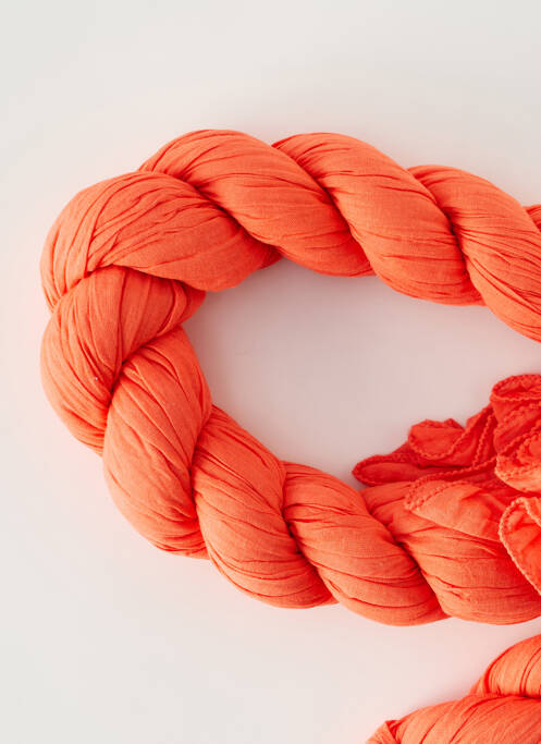 Eșarfă portocaliu CLAUDE CHESNE femeie