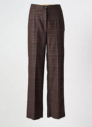 Pantalon evazat elasticitate talie înaltă maro ATTIC AND BARN femeie