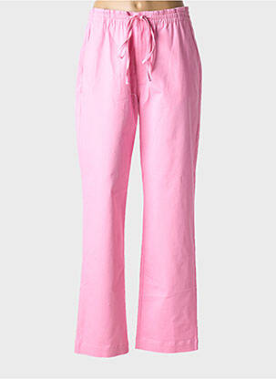 Pantalon drept țesătură poplin mărime normală roz ESSENTIEL ANTWERP femeie