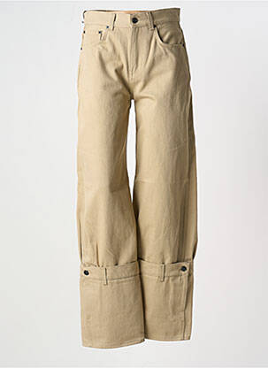 Blugi cu croială dreaptă bej HAIKURE femeie