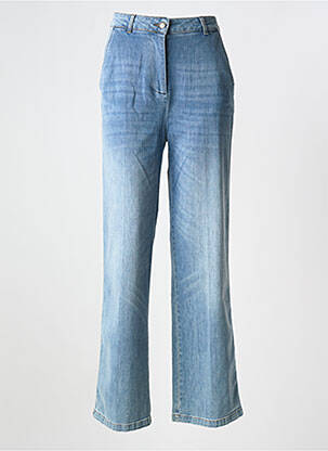 Blugi cu croială dreaptă albastru PENN & INK N.Y femeie