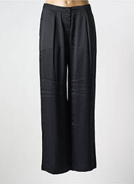 Pantalon larg închidere cu fermoar sub clapetă cu nasturi mărime normală negru KARMA KOMA femme