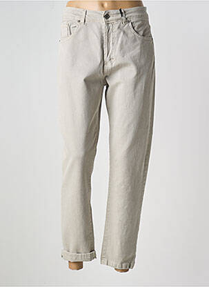 Blugi cu croială dreaptă gri SOUVENIR femeie