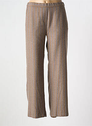 Pantalon larg maro DIEGA femeie