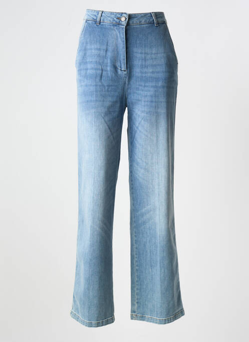 Blugi cu croială dreaptă albastru PENN & INK N.Y femeie