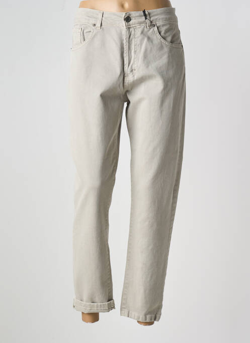 Blugi cu croială dreaptă gri SOUVENIR femeie