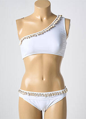 Costum de baie din două piese alb WILD femeie