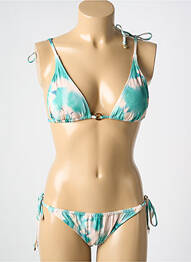 Costum de baie din două piese elasticitate top triunghiuri albastru LOVE STORIES femeie