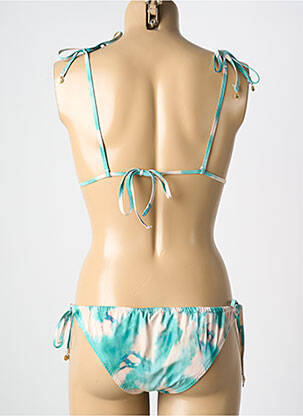 Costum de baie din două piese elasticitate top triunghiuri albastru LOVE STORIES femeie