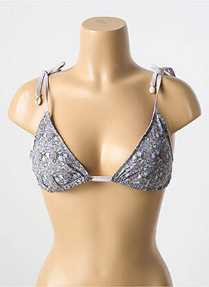 Sutien fără armatură top triunghiuri violet LOVE STORIES femeie