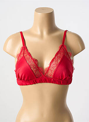 Sutien fără armatură bralete roșu LOVE STORIES femeie