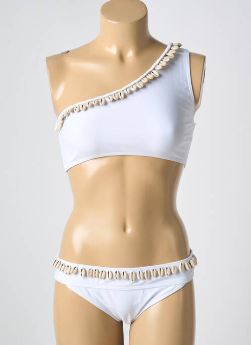 Costum de baie din două piese alb WILD femeie