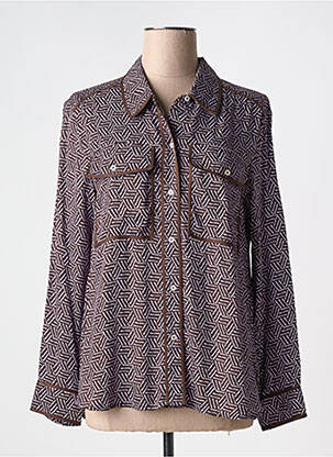 Cămașă maro CHLOÉ STORA femeie