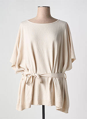 Pulover tunică bej DIEGA femeie