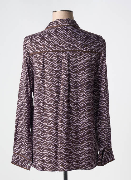 Cămașă maro CHLOÉ STORA femeie