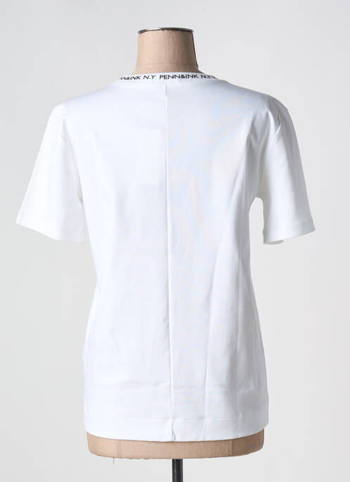 Tricou alb PENN & INK N.Y femeie