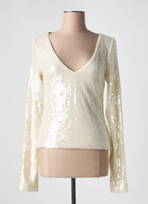 Top bej ROTATE femeie