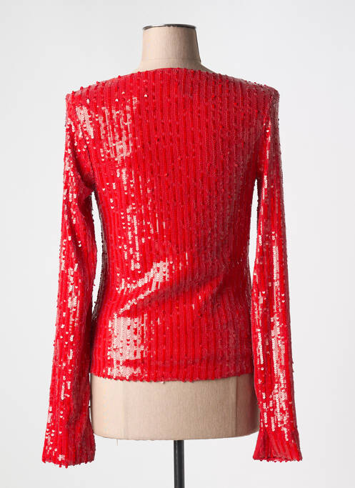 Top roșu ROTATE femeie