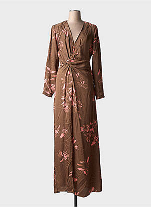 Rochie lungă maro ATTIC AND BARN femeie