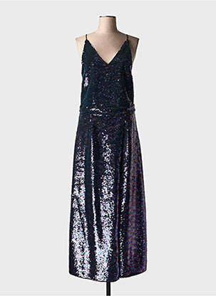 Rochie lungă croială cambrată bretele subțiri violet KARMA KOMA femeie