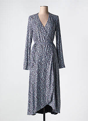 Rochie midi mâneci lungi mâneci lungi violet ROTATE femeie