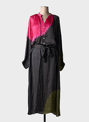 Rochie lungă mâneci lungi mâneci lungi roz NOUS ANTWERP femeie