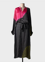 Rochie lungă mâneci lungi mâneci lungi roz NOUS ANTWERP femme
