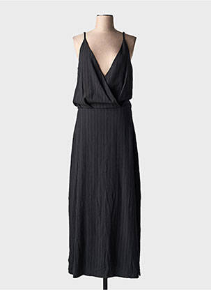 Rochie lungă negru SOUVENIR femeie