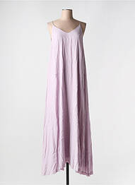 Rochie lungă croială fluidă bretele subțiri violet KARMA KOMA femme