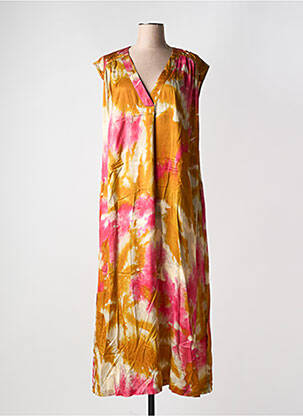 Rochie lungă galben CHLOÉ STORA femeie