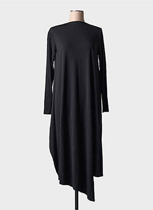 Rochie lungă mâneci lungi mâneci lungi negru SOUVENIR femeie