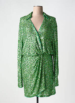 Rochie midi mâneci lungi mâneci lungi verde ESSENTIEL ANTWERP femeie