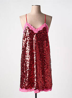 Rochie scurtă croială fluidă bretele subțiri roșu LOVE STORIES femeie