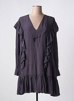 Rochie scurtă mâneci lungi mâneci lungi gri ATTIC AND BARN femeie