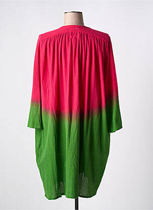 Rochie scurtă mâneci lungi mâneci lungi roz LOVE AND LET DYE femeie