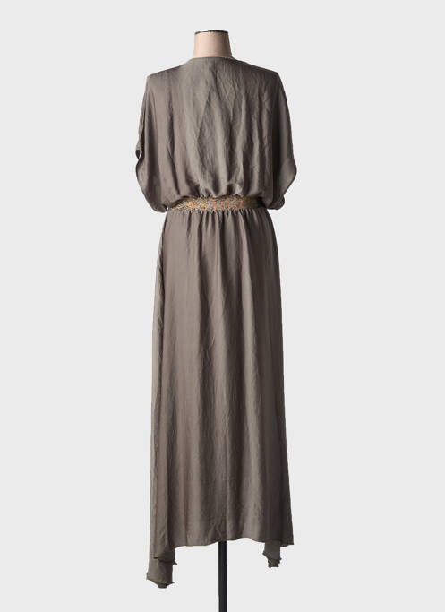 Rochie lungă verde BELIZA femeie