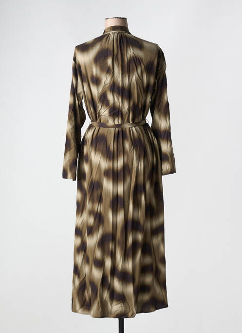 Rochie lungă maro DIEGA femeie