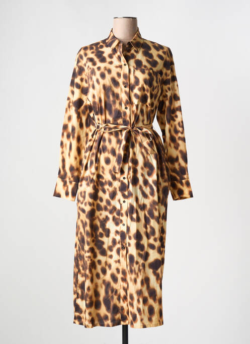 Rochie midi bej CHLOÉ STORA femeie