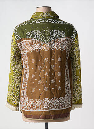 Jachete casual croială dreaptă verde ONE OF A KIND femeie