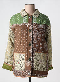 Jachete casual croială dreaptă verde ONE OF A KIND femeie