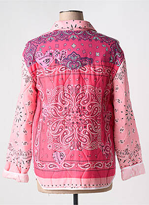 Jachete casual croială dreaptă roz ONE OF A KIND femeie